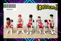 Model SLAM DUNK สแลมดังก์ นั่งเก้าอี้ ชุดแดง 5ตัว 10cm. #ปอ ปริน