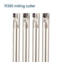 OYYU R390 Milling Tool Holder เครื่องตัดแบบแข็งระบายความร้อนภายใน R390-11T3 มุมขวาไหล่ Fine End Mill Cutter Shank 12 16mm