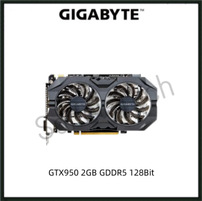 USED GIGABYTE GTX950 2GB GDDR5 128Bit GTX 950 Gaming Graphics Card GPU