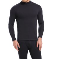 New Cotton Thermal Underwear Mens Long Underwear Sportswear Winter High Collar Thermal Top Two-piece Set Warm Thick Velvet