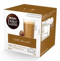 Nescafe Dolce Gusto Au Lait Coffee Pod (UK Imported) เนสกาแฟ ดอลเช่ กุสโต้ คาเฟ่ โอเล่ กาแฟคั่วบด (10g. x 16capsules)