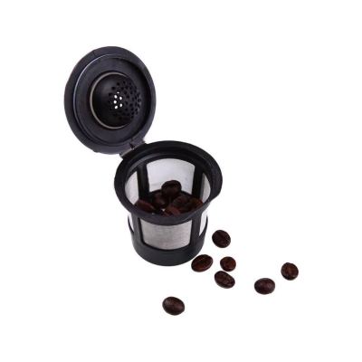 ตาข่ายกรองกาแฟสแตนเลสตาข่ายเครื่องชงกาแฟเครื่องชงกาแฟถ้วยกาแฟใช้ซ้ำได้ตาข่ายกาแฟ K-ถ้วยกรอง
