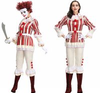 [COD] Split-code clown soul womens real shot stage play costume role-playing suit uniform