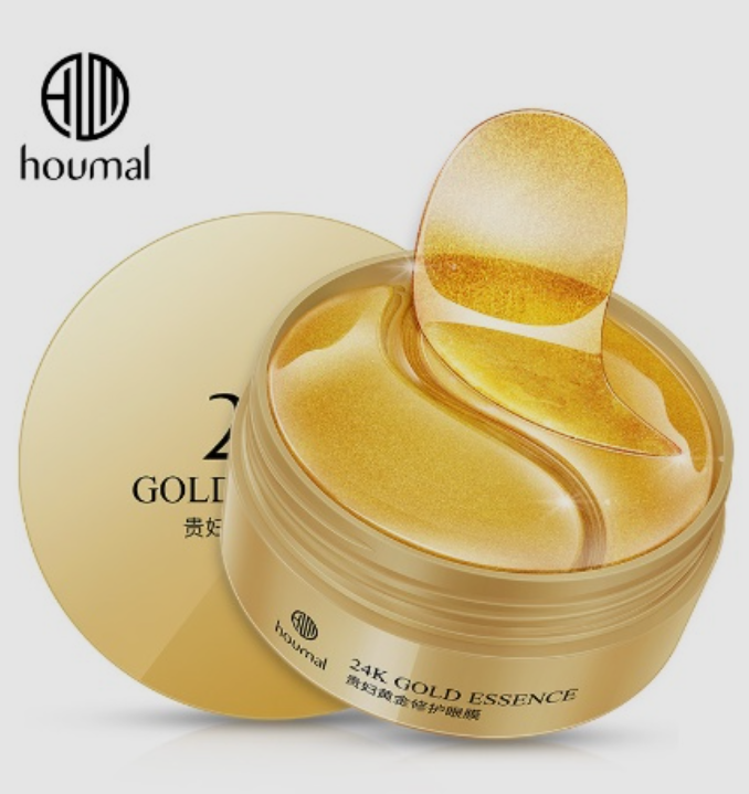 Houmai 24K Gold Eye Mask Soft Elastic Moisturizing Eye Mask Lifting