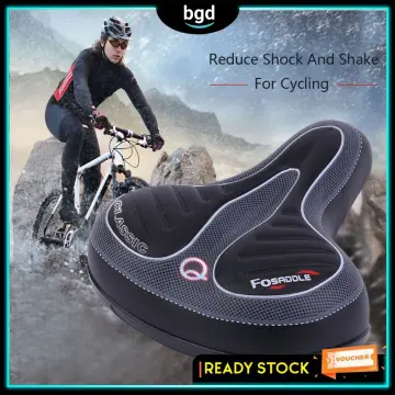 Bike seat cushion comfortable wide big bum bicycle gel cruiser extra online sporty soft pad saddle seat