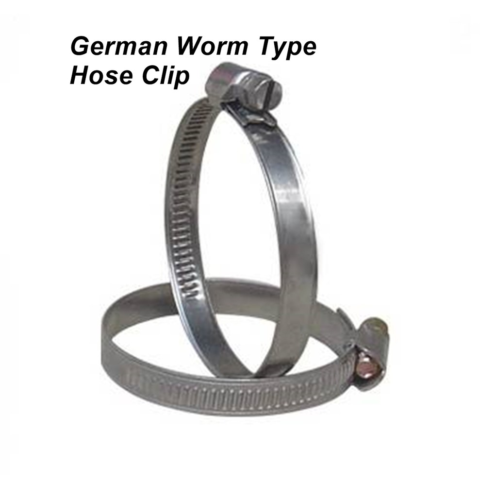 12mm Band Stainless Hose clip clamp 40-60mm 