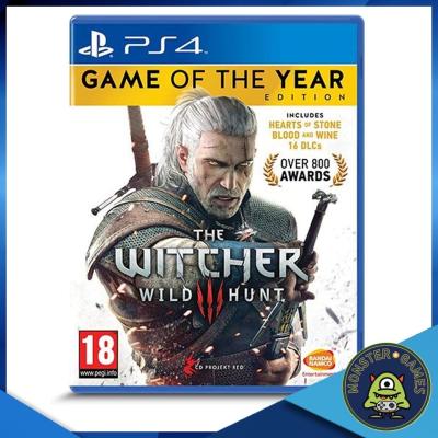 The Witcher 3 Wild Hunt Game of The Year Edition Ps4 Game แผ่นแท้มือ1!!!!! (The Witcher III Ps4)(The Witcher 3 Ps4)