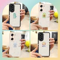 leather creative Phone Case For Huawei Honor60 Waterproof soft shell texture youth funny Silica gel protective simple