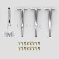 4PCS 190x80mm Metal Furniture Leg Table Cabinet Silver Furniture Feet Furniture Protectors Replacement Parts Furniture Protectors Replacement Parts