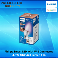 Philips Smart LED with Wiz Connected full color and warm to cool 4.9W 40W 470 Lumen E14