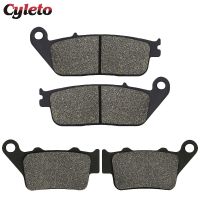 Cyleto Motorcycle Front Rear Brake Pads for Yamaha Majesty S 125 XC125R YP250R Xmax 250 WR125X Supermoto WR125R Smax XC 155