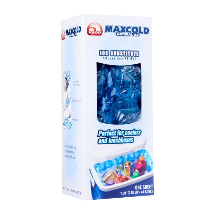 Igloo MaxCold 88 Cube Natural Ice Sheet, Blue