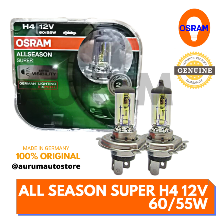 Osram H4 All Season Super 60/55W 12V | Lazada PH
