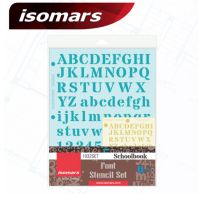 ISOMARS แผ่นเพลทอักษร School Book ISM-1032