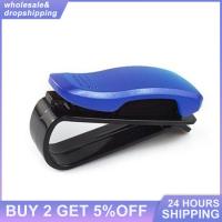 Glasses Clip Durable Multi-function Built-in Soft Two-in-one Design Car Supplies Glasses Holder Creative Car Accessories Eyewear case