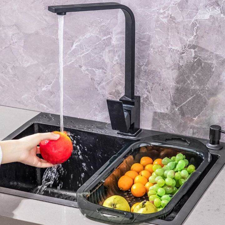 cc-retractable-drain-rack-gadgets-creativity-tableware-dryer-washing-vegetables-fruit-basin-filter-basket-food-storage