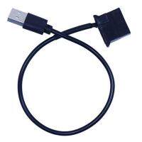 【♘COD Free Cas♘】 d7zaa4b 1ชิ้น4pin ตัวเมียถึง5V Usb ชายอะแดปเตอร์ Usb เคเบิลยูเอสบีไปยัง4ขา Molex สายไฟพัดลมสายอะแดปเตอร์เคสคอมพิวเตอร์