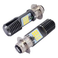 【CW】 H4 Motorcycle Headlight BA20D P15D 3030 24MSD Bulbs Color Plug And Moped