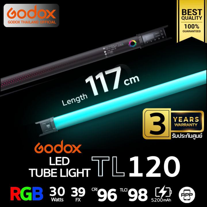 godox-led-tl120-rgb-30w-2700-6500k-5200mah-รับประกันศูนย์-godox-thailand-3ปี-stick-tube