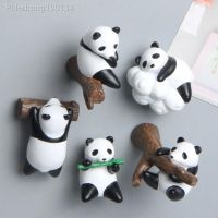 Panda Lying On The Tree Branch Creative Magnetic Buckle Refrigerator Magnet Suction Magnetic Sticker Home Decoration Photo Wall