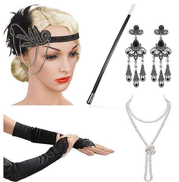 1920S Flapper Dress Accessories Retro Party Props GATSBY CHARLESTON ...