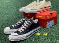 รองเท้าผ้าใบChuck Taylor All Star Reproduct 1970 s ป้ายดำ ขอบผ้า พื้นเคลือบเงา แบบหุ้มข้อก้อมีSize:36-44 งานแท้ตรงปก100%พร้อมกล่องส่ง