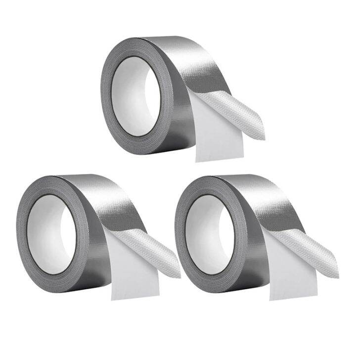 Glass Fiber Cloth Aluminum Foil Tape (5.9Mil Thick), High Temperature