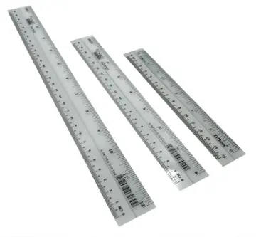 Ruler / High Class Plastic Ruler / Long (30cm) / Short (15cm)