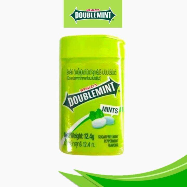 【lowest price】Wrigley's Doublemint Mints Sugar Free Peppermint Flavor