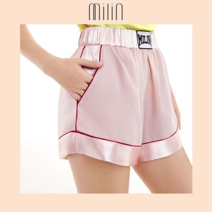 milin-high-waisted-elastic-fit-boxing-inspired-shorts-กางเกงขาสั้นทรงเอวสูงและเอวยางยืดแบบนักมวย-madison-shorts