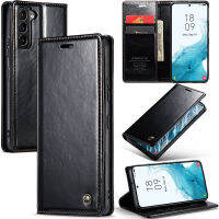 Galaxy S22 5G Case, WindCase PU Leather Cover Magnetic Closure Flip Wallet Card Slots Stand Case for Samsung Galaxy S22 5G