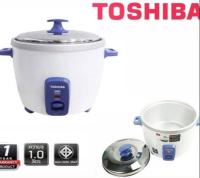 หม้อหุงข้าว TOSHIBA ความจุ(ลิตร) 1.0 L รุ่น RC-T10CE หม้อในวัสดุอลูมิเนียมหนา 1.00 มม.