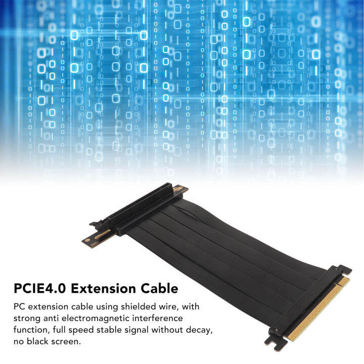 pci-อย่างรวดเร็วไรเซอร์การ์ด90องศาสัญญาณที่เสถียร-pci-express4-0สายต่อขยายสำหรับชิ้น