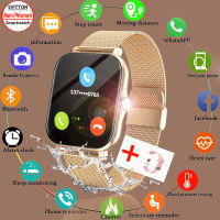 2022 Women Smart Watch Men Waterproof Full Touch 1.69" Pressure Sleep Monitoring Bluetooth Call GPS For AppleAndroid