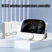 Smart RF Wireless Thermostat For Floor Heating And Gas Boiler LCD Screen Room Temperature Controller Works with Alexa