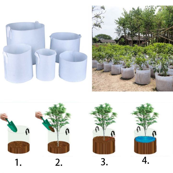 juicypeachnu-เป็นมิตรกับสิ่งแวดล้อม-คอนเทนเนอร์เติมอากาศ-หนา-เครื่องมือทำสวน-กระเป๋าใส่ต้นไม้-คอนเทนเนอร์รูท-เติบโตกระเป๋า-กระถางผ้ากลม