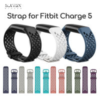 สายสำหรับ Fitbit Charge 5สายรัดข้อมือซิลิโคนสำหรับเปลี่ยนอุปกรณ์กีฬาสายรัดข้อมือใหม่สำหรับ Fitbit Charge 5สายรัดข้อมือ