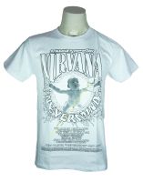 เสื้อวง NIRVANA เสื้อใส่สบาย Rock เนอร์วานา ไซส์ยุโรป PTB8170