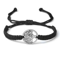 Handmade Braid Rope Bracelets Tree of Life Adjustable  Bracelets for Women Men Gift Wrist Bangle Charm Friendship Prayer Jewelry Charms and Charm Brac