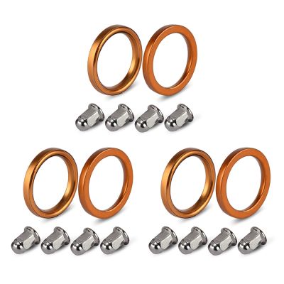 Exhaust Muffler Pipe Gasket Nut For Honda XR200R XR250R XL250R XL500R XR500R Nighthawk Rebel 250 Twinstar Reflex 200 VFR750R