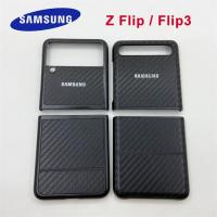 สำหรับ Samsung Galaxy Z ฝาพับ4 3 5G ฝาครอบป้องกันกันชนหลังกันกระแทกเคสพีซีแบบหนา