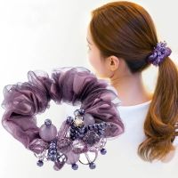 Koreas new fabric hair ring fashion elegant womens hair accessories temperament girls hair rope