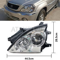 ไฟหน้าสำหรับ Hyundai Terracan 2001 2002 2003 2004 2005 2006 Replacemnt ไฟหน้าขับรถโคมไฟ DRL วิ่งไฟ