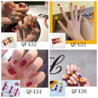 New Nail Sticker Wave Point Small Fresh Waterproof Nail Sticker Strawberry Rainbow 3d Popular Sticker Nail Sticker