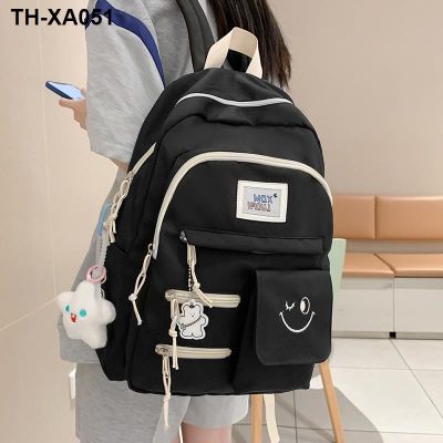 ✘♙♝ female primary school grade to five or six years high shoulders backpack lightweight 2023 new web celebrity hot style