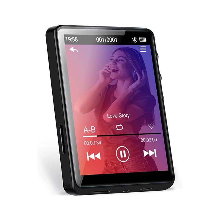 Aiworth Wireless Portable MP3 MP4 Player with Bluetooth 16GB Full Touch