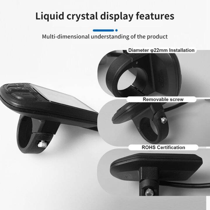 lcd-tft-ukc3-display-speed-battery-time-indicator-for-electric-bicycle-24v-36v-48v-motor-conversion-kit