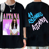 Spain Singer Aitana Ocana T Shirt Hop Music Album 11 Razones Print Tshirts Gildan Spot 100% Cotton