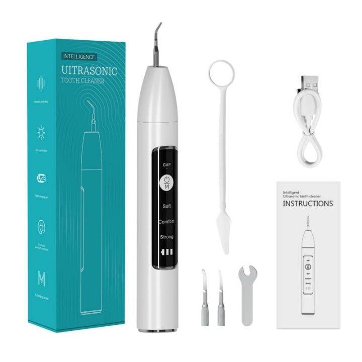 Ultrasonic Dental Scaler Teeth Tartar Remover Stain Tooth Cleaner Whitening Dental Sonic Teeth