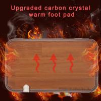 Heating Foot Mat Warmer Electric Heating Pads Waterproof Feet Leg Warmer Carpet Thermostat Warming Tools Mute 220V